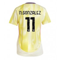 Camisa de time de futebol Juventus Nicolas Gonzalez #11 Replicas 2º Equipamento Feminina 2024-25 Manga Curta